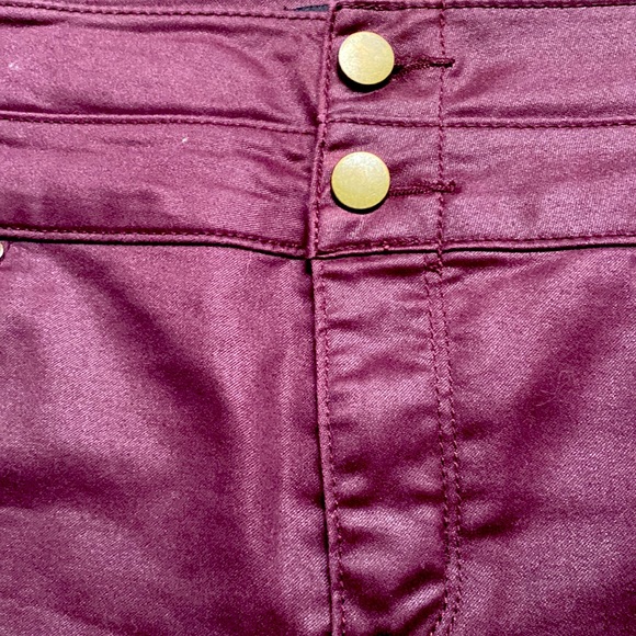 COPY - Forever 21 Burgundy Purple Shorts - Picture 3 of 4